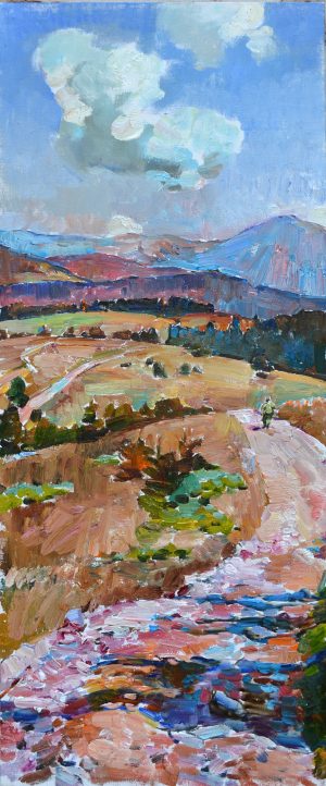 Дорога в горах - картина украинского художника