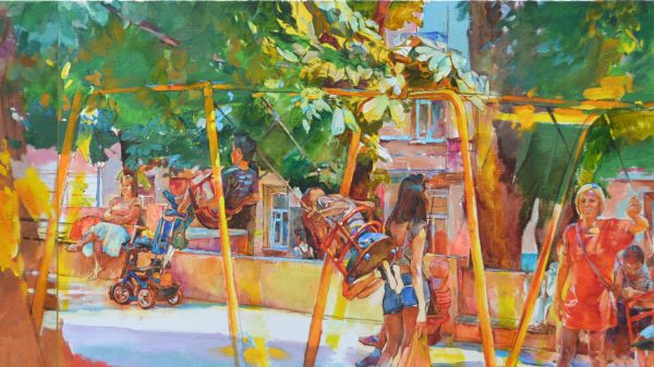 Парк Т. Г. Шевченка (Киев) - жанровая картина украинского художника
