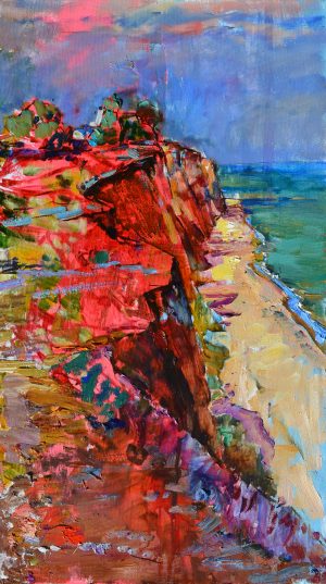 Картина море, Чорне море в картинах українських художників, на оузбережжі пейзаж олією