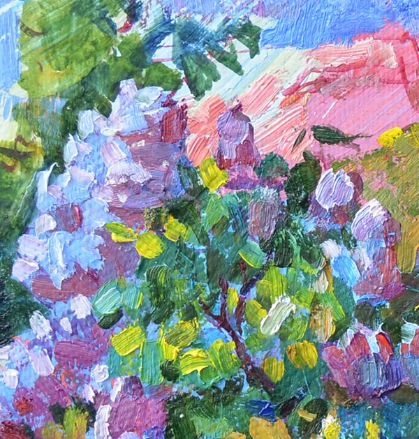 Lilac bush - oil paintings for sale